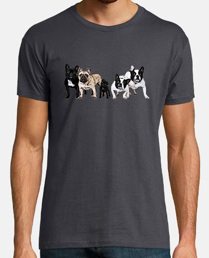 Camiseta Frenchies and pug