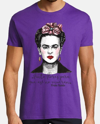 Playera Frida - Pinto flores