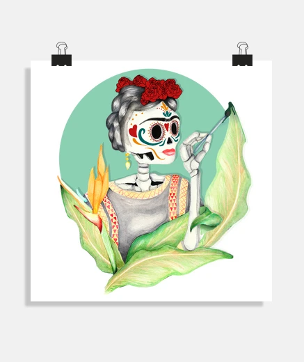 Poster frida illustration