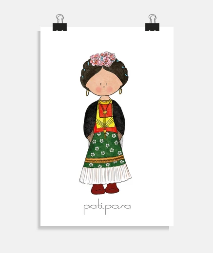 Poster frida kahlo. poster