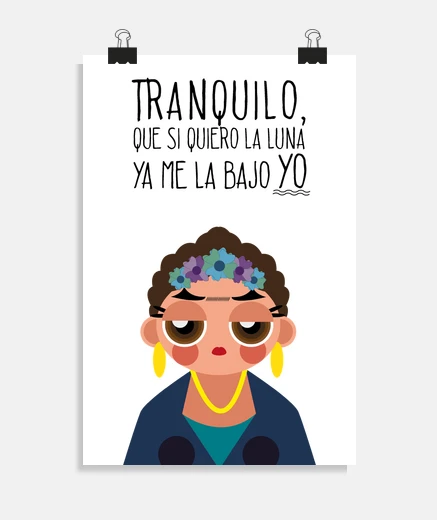 Póster Frida se baja la luna (LizzyDizzy)