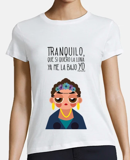 Playera Frida se baja la luna (LizzyDizzy)