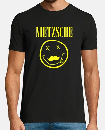 T-shirt friedrich nietzsche come il nirvana