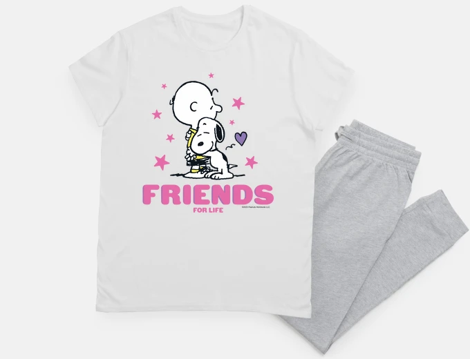 Pigiama friends snoopy di Charlie brown for la 