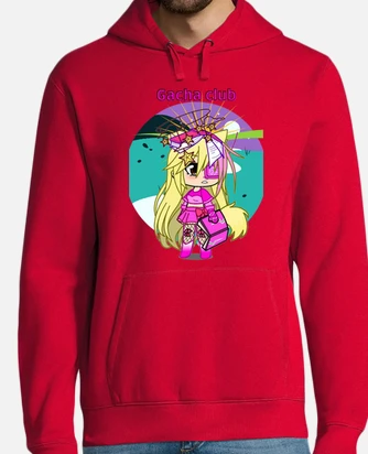 Pink Gacha Life Oc' Men's Longsleeve Shirt