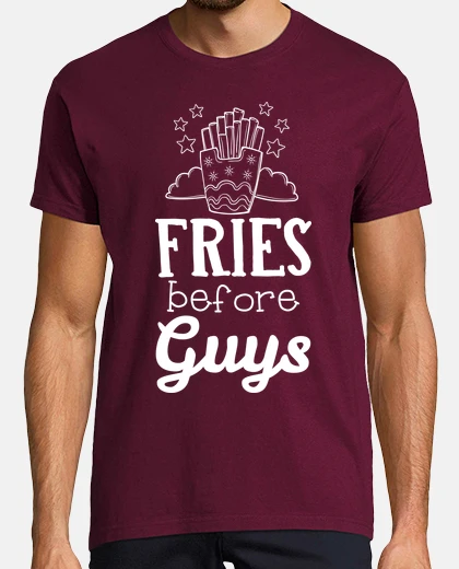 Tee-shirt frites avant les gars