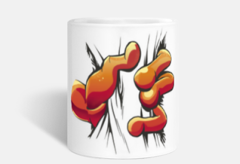 frog paw who takes the t-shirt customizable cup coffee tea