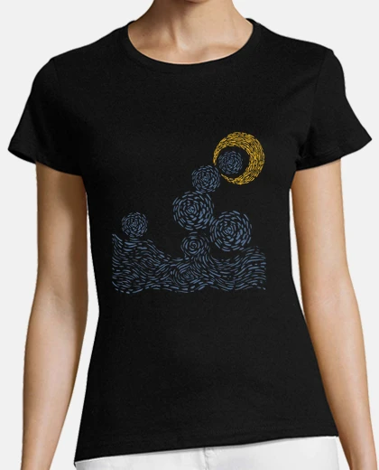 Playera from the sea to the moon - poetic