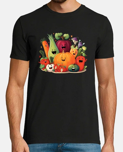 Tee-shirt fruits et legumes rigolos