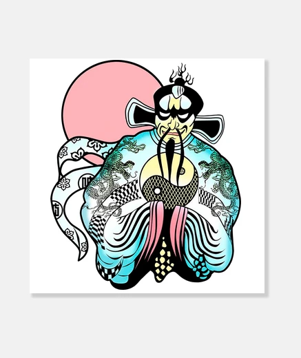 Wall fu manchu (blow on the little china)