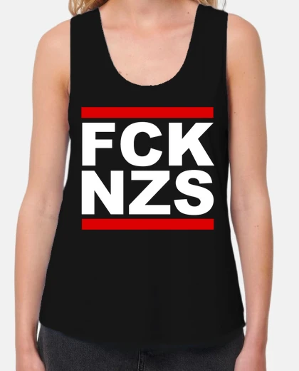 Camiseta fuck nazis chica
