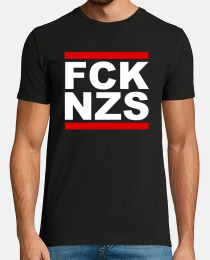Camiseta fuck nazis chico