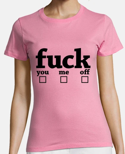 Camiseta Fuck something (negro)