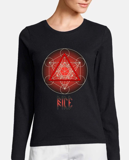 Playera fuego elementos alquímicos metatron