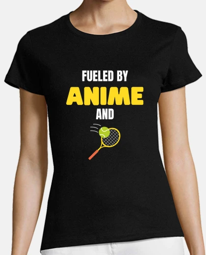 Tee-shirt Fueled Anime Tennis - Otaku Manga Sport