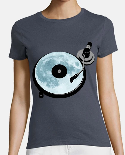 Tee-shirt full moon / vinyl / tourne disque