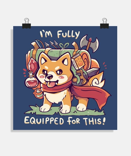 Poster fully equipped for this - poster