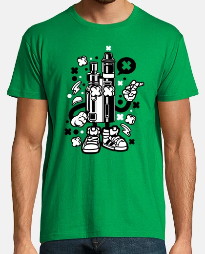 T-shirt fumo di vaper