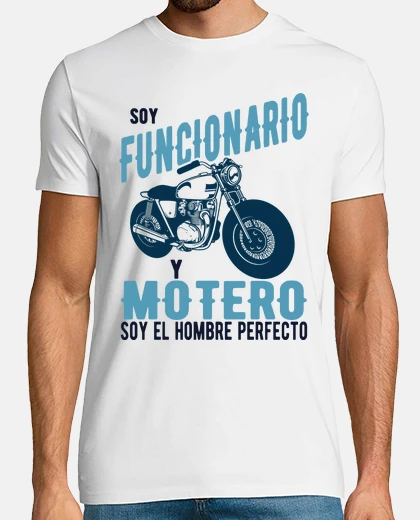 Camiseta funcionario y motero