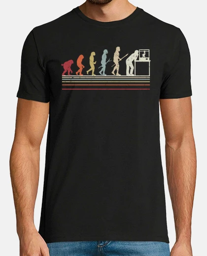 T-shirt Funny 3D Printing Evolution 3D Printing Lover Waves Of Evolution Sarcastic Tee 3D Printer Joke Gift 