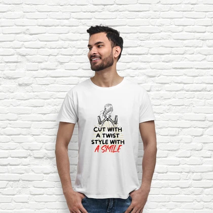 Funny barber barbershop quote haircut h t-shirt tostadora