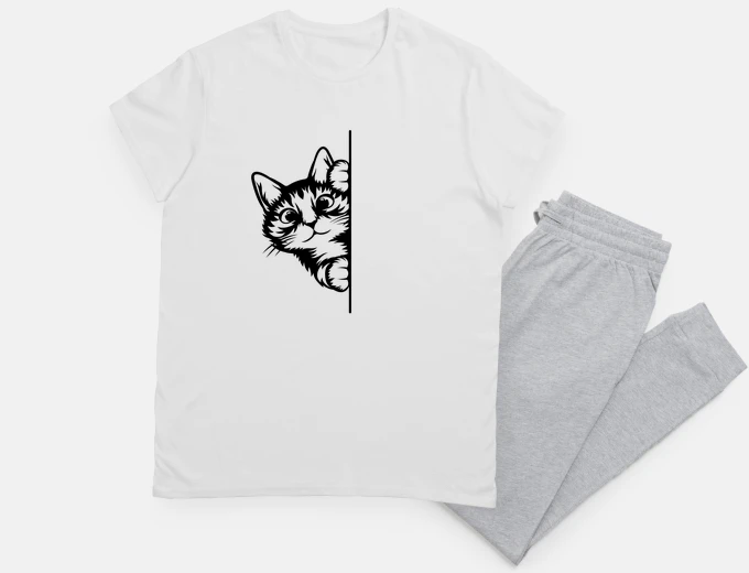 Pajama funny cat
