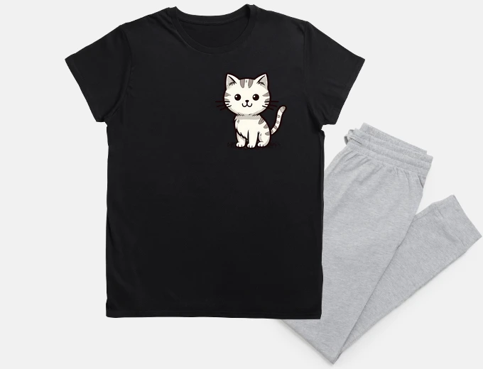 Pajama funny cat
