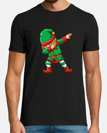 T-shirt funny dabbing elf dab dancing christmas
