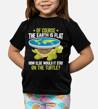 Funny Flat Earth Society Turtle