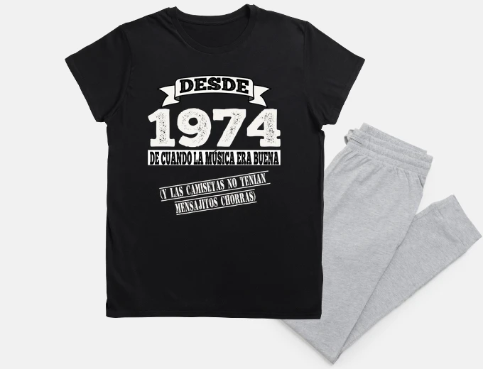 Pajama funny gift 50th years 1974
