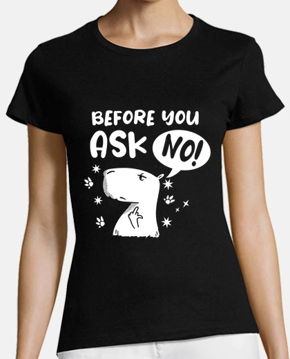 Playera funny grumpy capybara