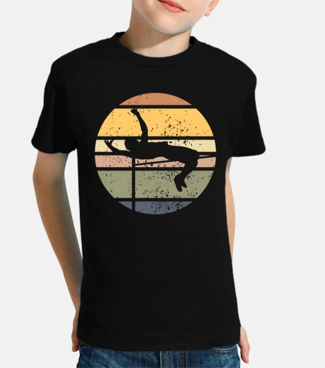 Kids Funny High Jump Athletics