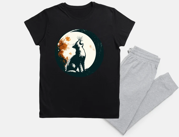 Pajama Funny howling cat