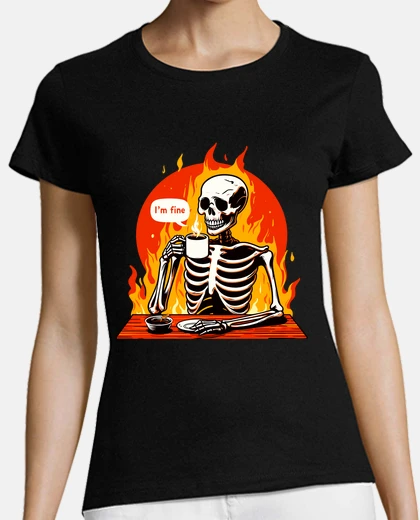 Playera funny im fine