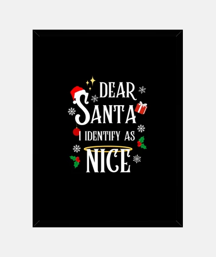 Framed Funny ironic christmas sayings Dear