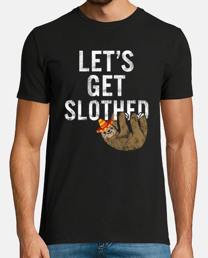 Tee-shirt Funny Lets Get Slothed Cinco De Mayo