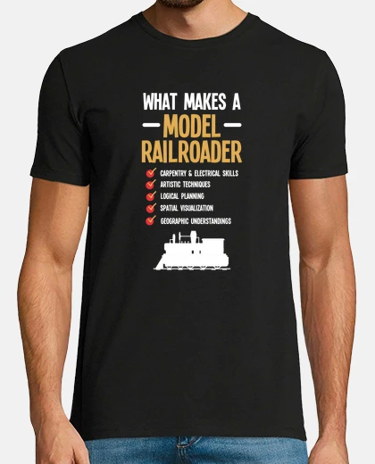 T-shirt funny model railroad locomotive train lover hobby