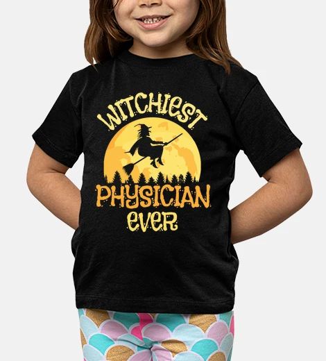 Kids funny physician witch halloween humor