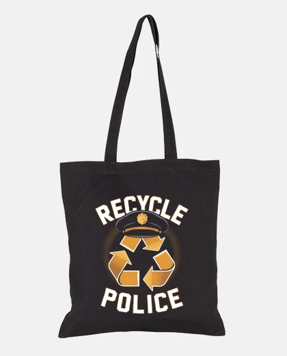Bag Funny Recycling Recycle Police