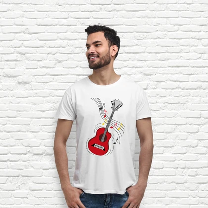 Funny rock guitar t-shirt tostadora