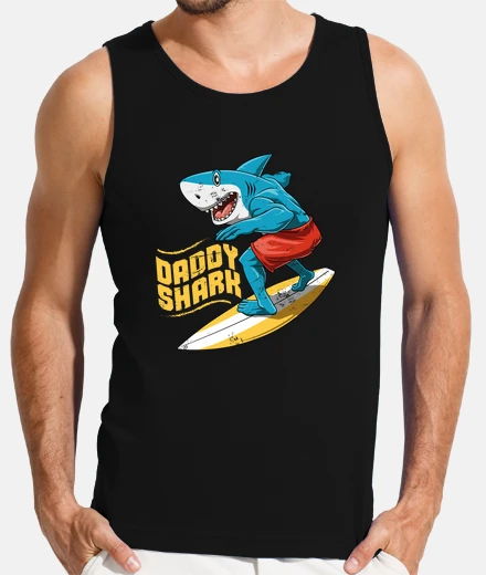 Tee-shirt Funny Shark Enjoi Surfing Summer Surfer Surfboard
