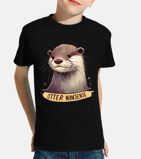 Kids Funny Sketchy Otter Nonsense
