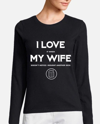 Funny Tcg Trading Card Game - I Love My Wife T-Shirt
