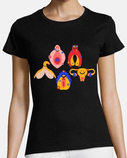 Playera funny vagina and clitoris humor