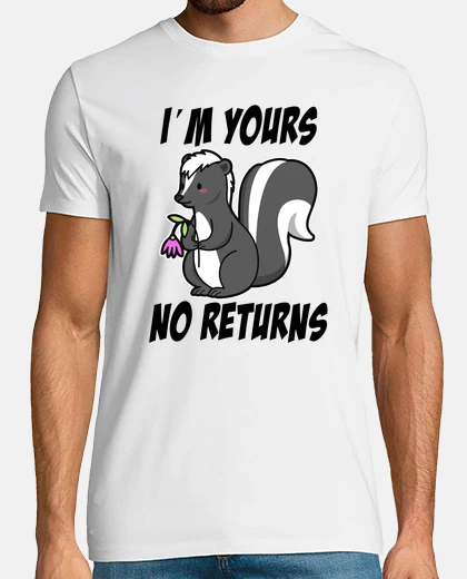 Tee-shirt Funny Valentines Day gift cute skunk