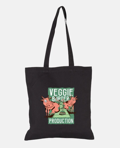Bag funny veggie burger