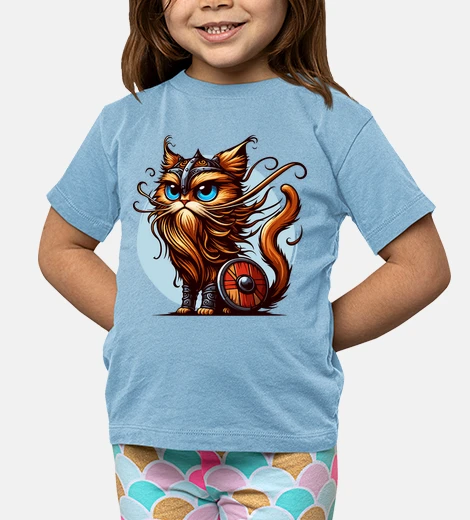Children's Funny Viking Cat Norse Mythology
