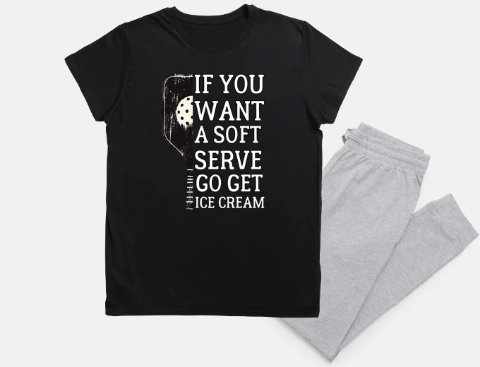 Pyjama Funny Vintage Pickleball
