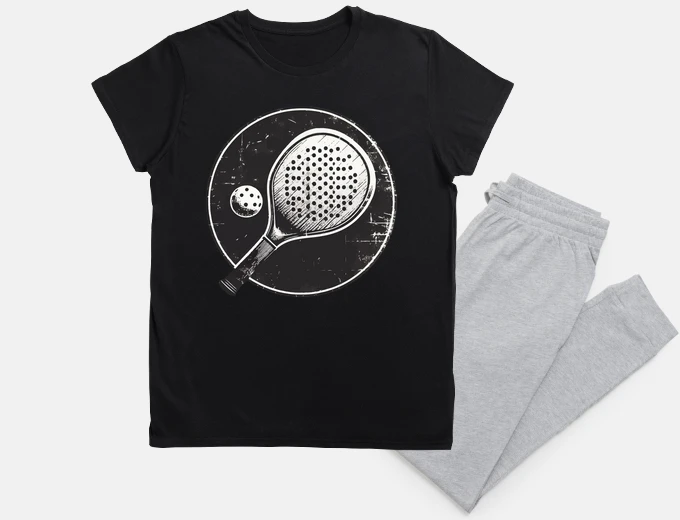Pyjama Funny Vintage Pickleball