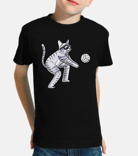 Funny Cat Lover Volleyball Player Pet